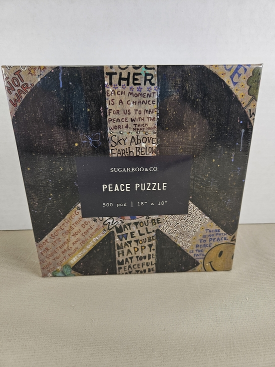 Sugarboo & Co Other - Sugarboo & Co. Peace Puzzle - Black with Multi-Color Accents